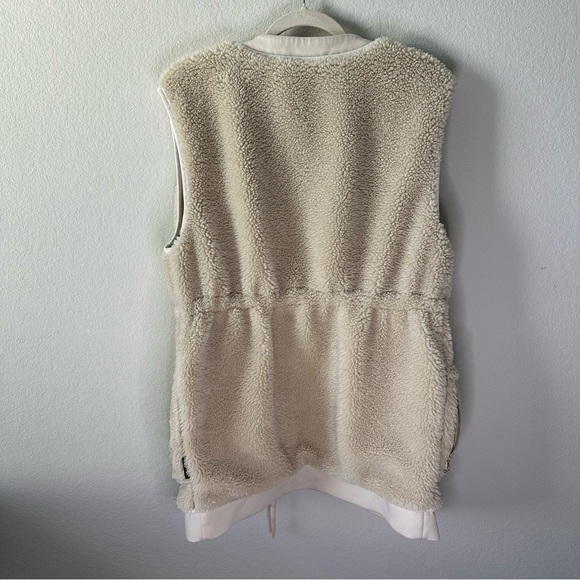 VARLEY Perry Cream Furry Teddy Vest SZ S - Picture 11 of 11
